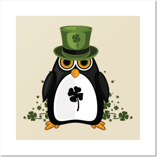 Saint Patrick's Penguin Posters and Art